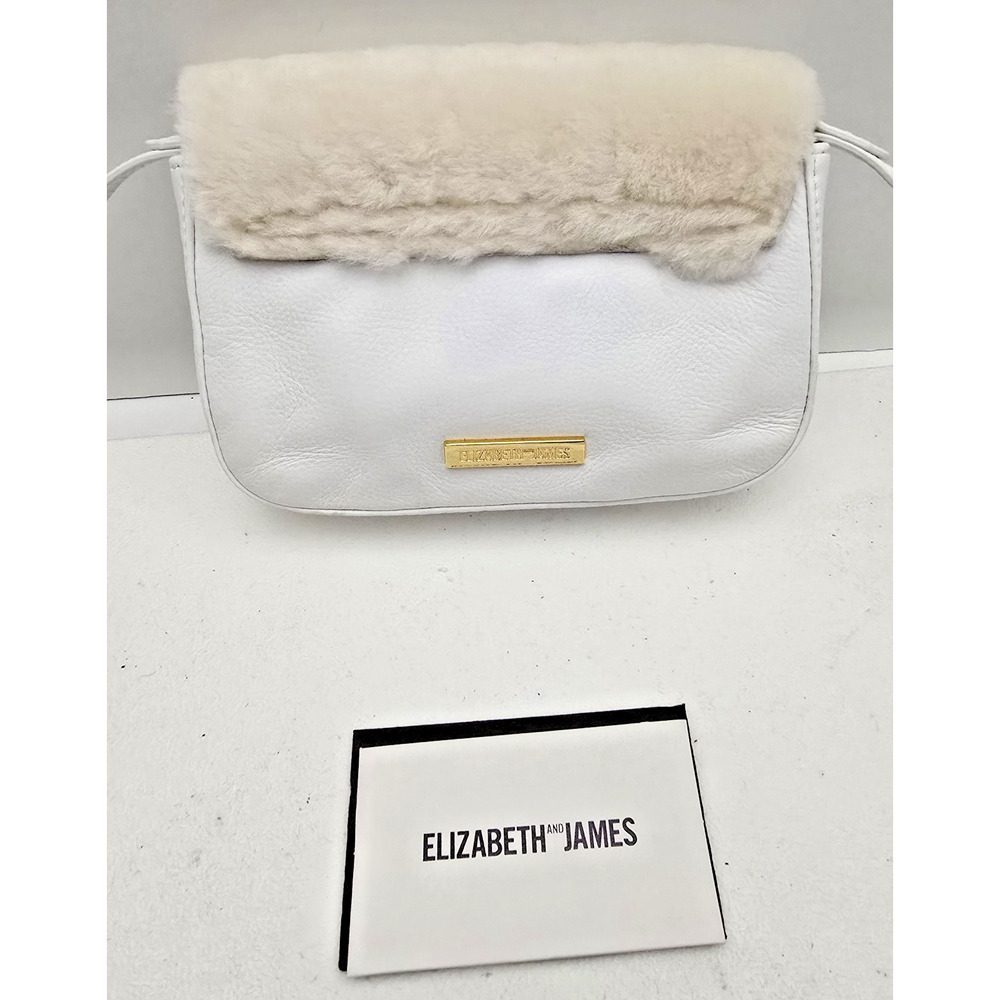 ELIZABETH AND JAMES Cynnie Nano Crossbody Leather Sheepskin Purse Bag - Picture 3 of 9